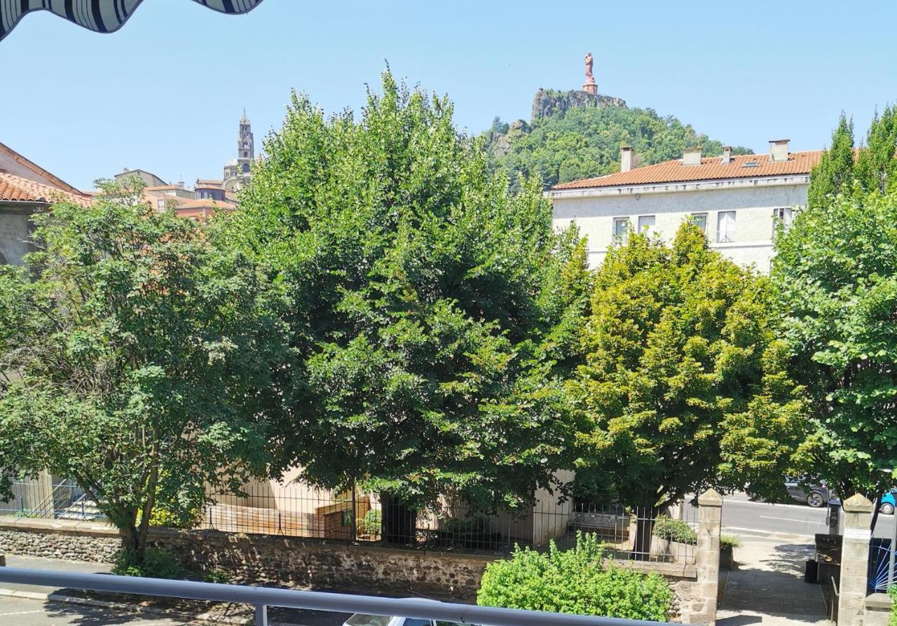 Chambre privée dans appart partagé avec vue sur les monuments Le Puy-en-Velay Esterno foto
